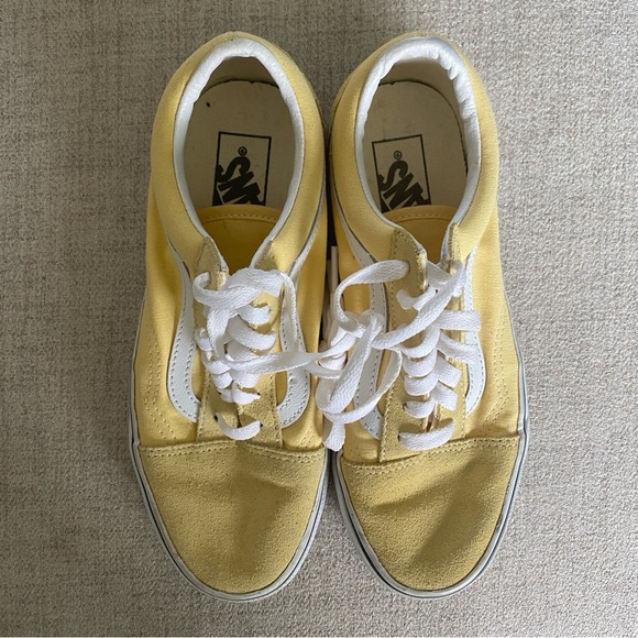Vans Butter Yellow and White Sneakers - Picture 2 of 6